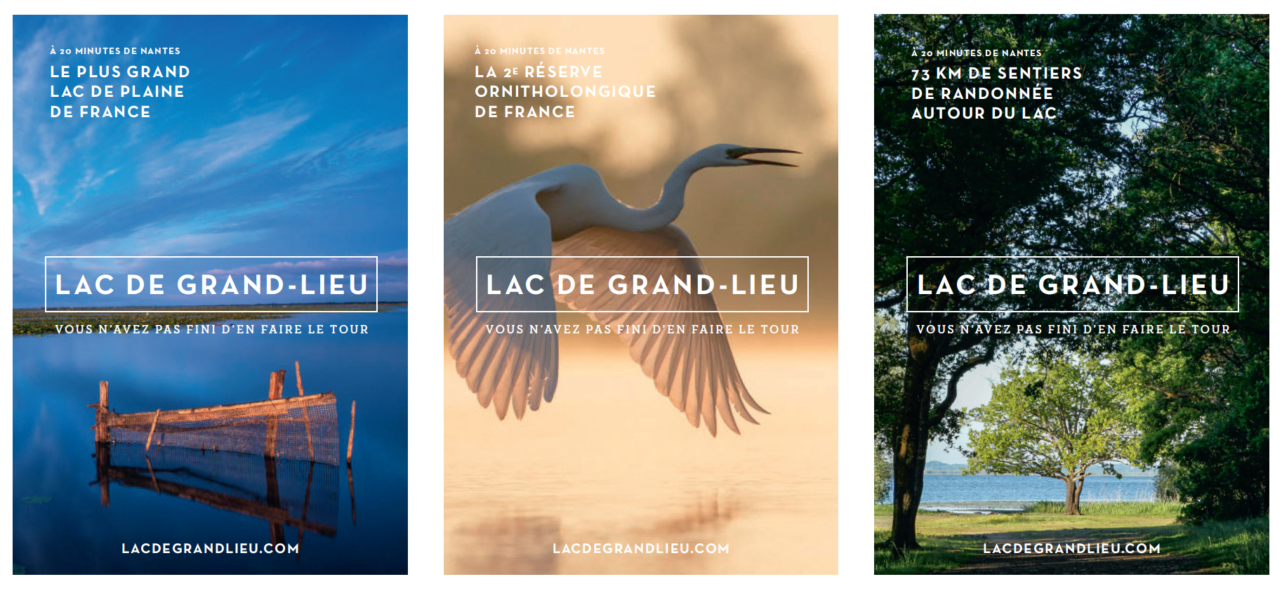 Affiches lac de Grand-Lieu - Loire-Atlantique développement